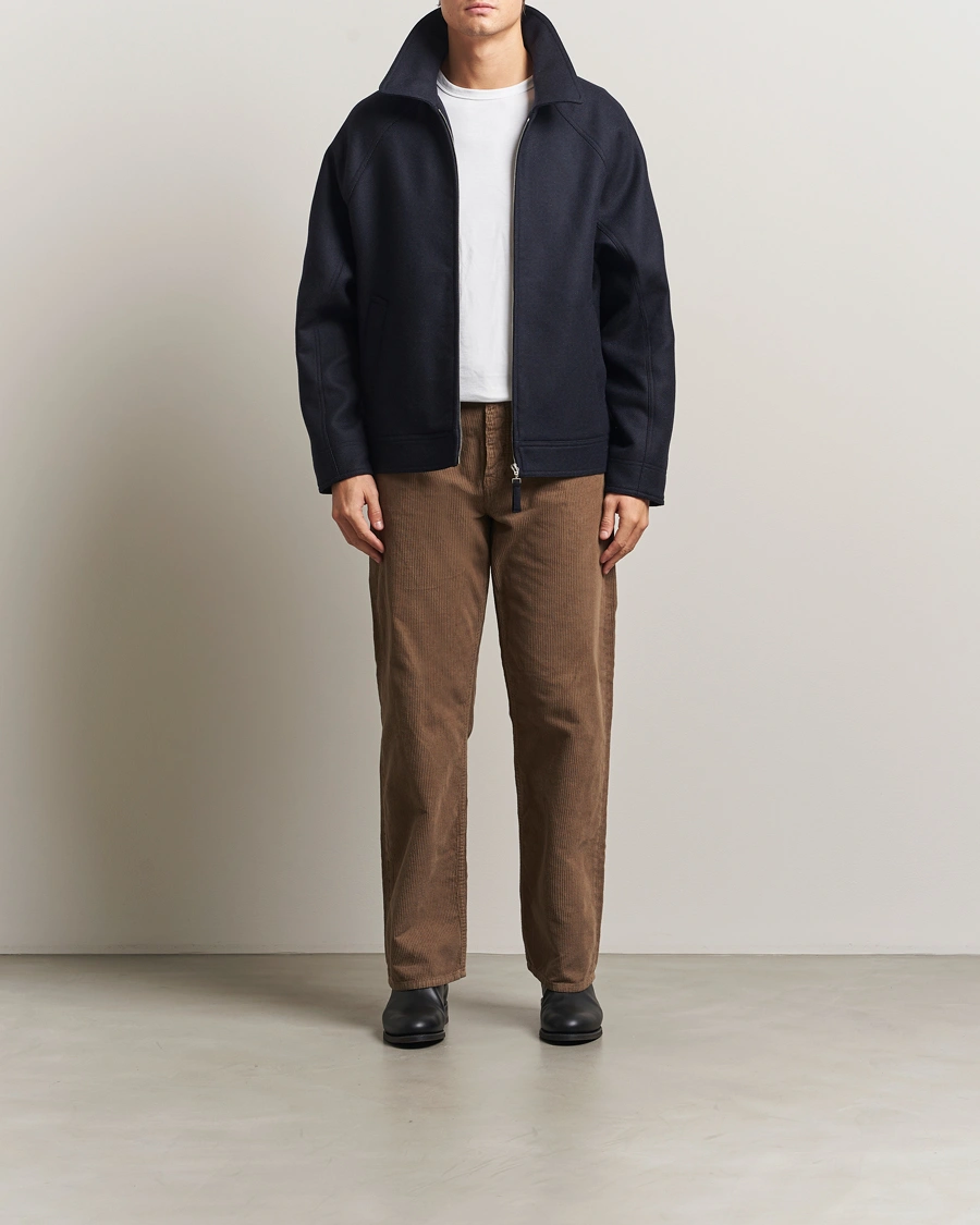 Men | Coats & Jackets | A.P.C. | Chase Wool Bomber Jacket Dark Navy