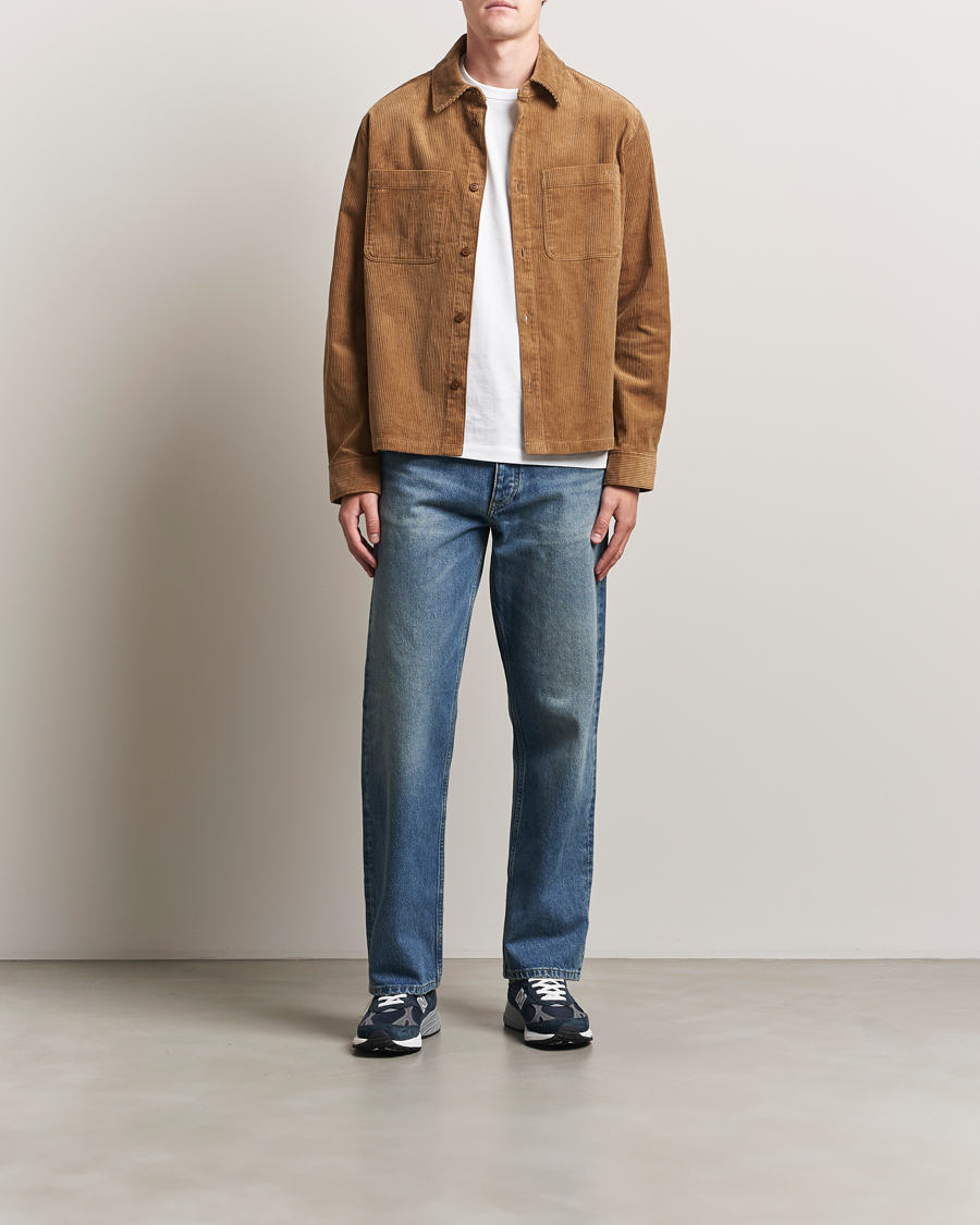 Men | Shirts | A.P.C. | Leon Corduroy Overshirt Brown