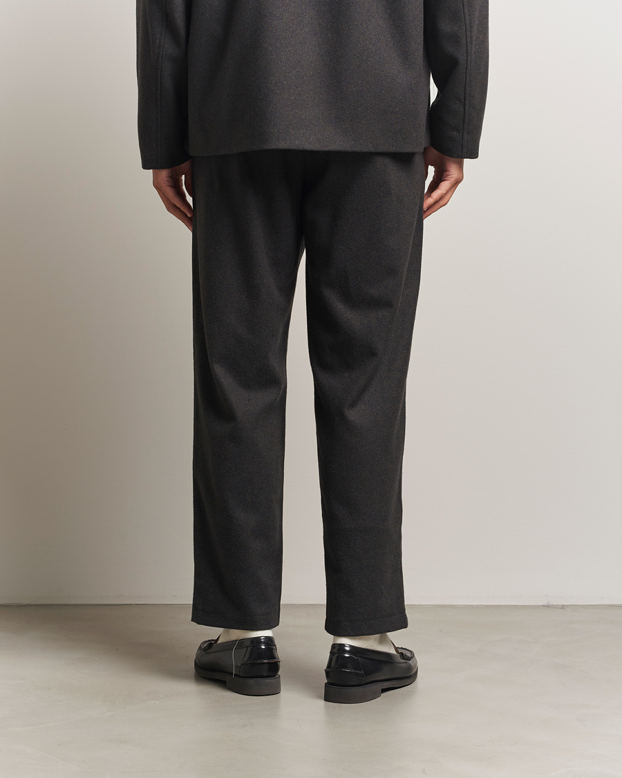 Men | Trousers | A.P.C. | Renato Wool Flannel Trousers Dark Brown