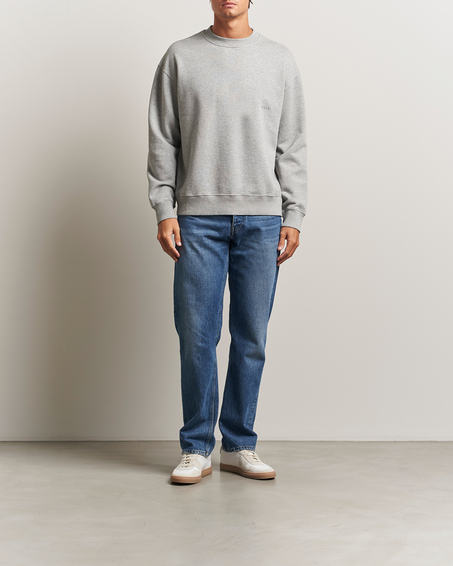 Men | Sweaters & Knitwear | CDLP | Cotton Sweatshirt Grey Melange