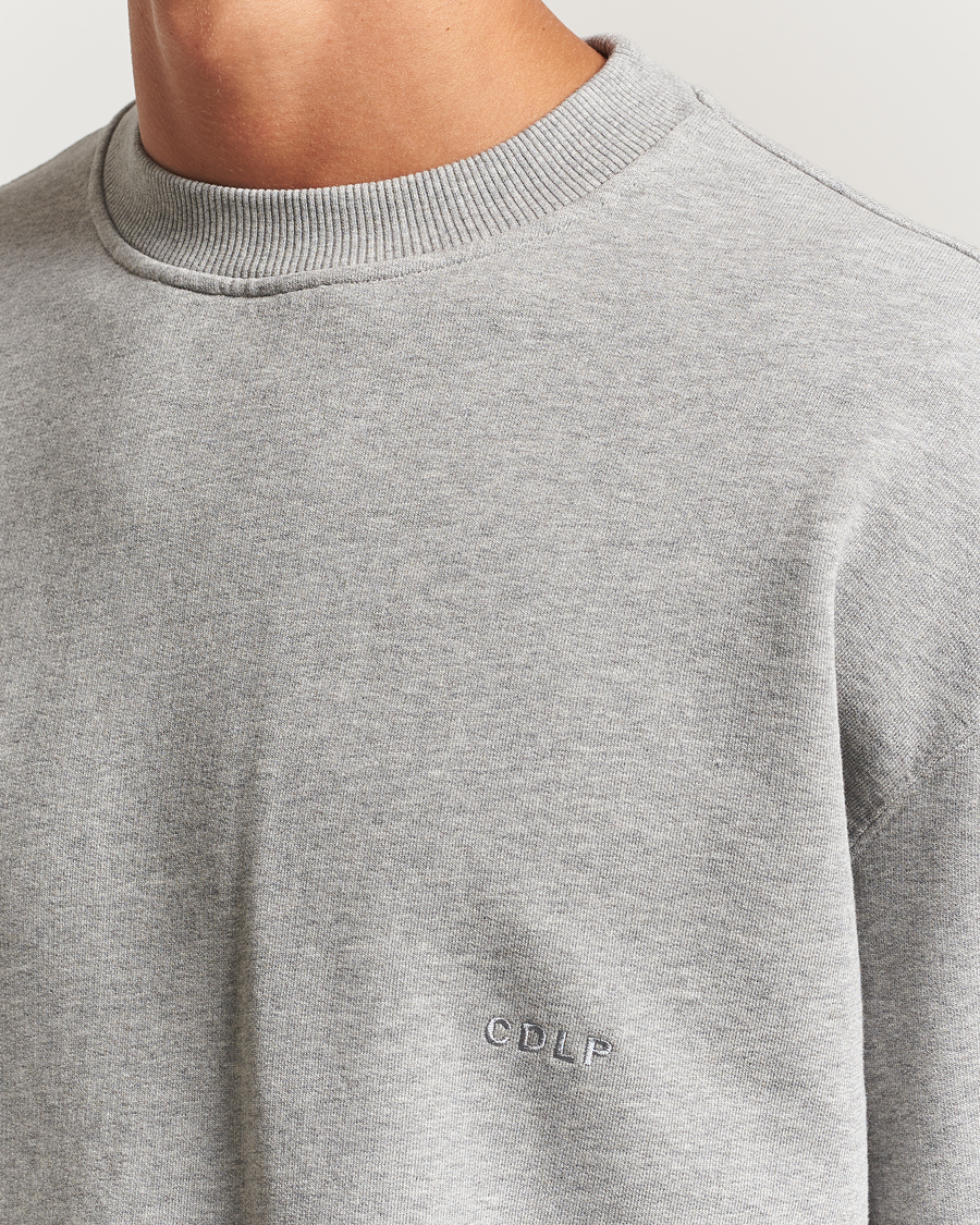 Men | Sweaters & Knitwear | CDLP | Cotton Sweatshirt Grey Melange