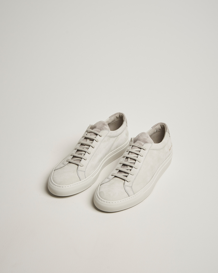 Common Projects Original Achilles Nubuck Sneaker Light Grey