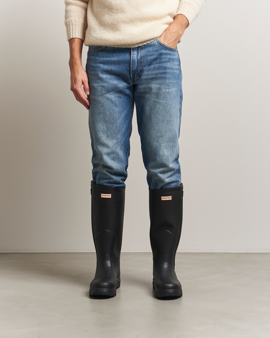 Hunter Boots Balmoral Full Zip Boot Black at CareOfCarl.com