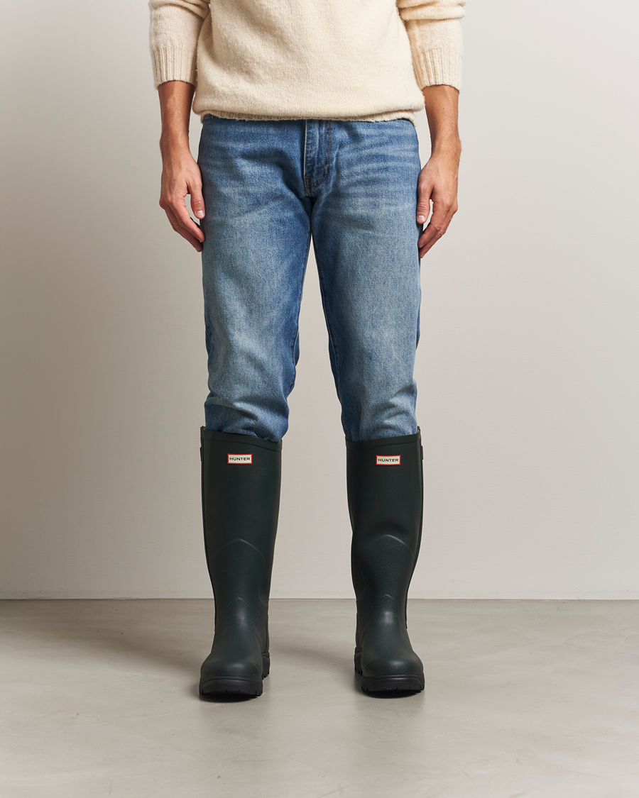 Hunter Boots Balmoral Full Zip Boot Dark Olive at CareOfCarl.com