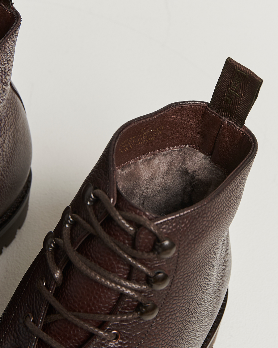 Men | Boots | Loake 1880 | Sedbergh Sherling Boot Dark Brown