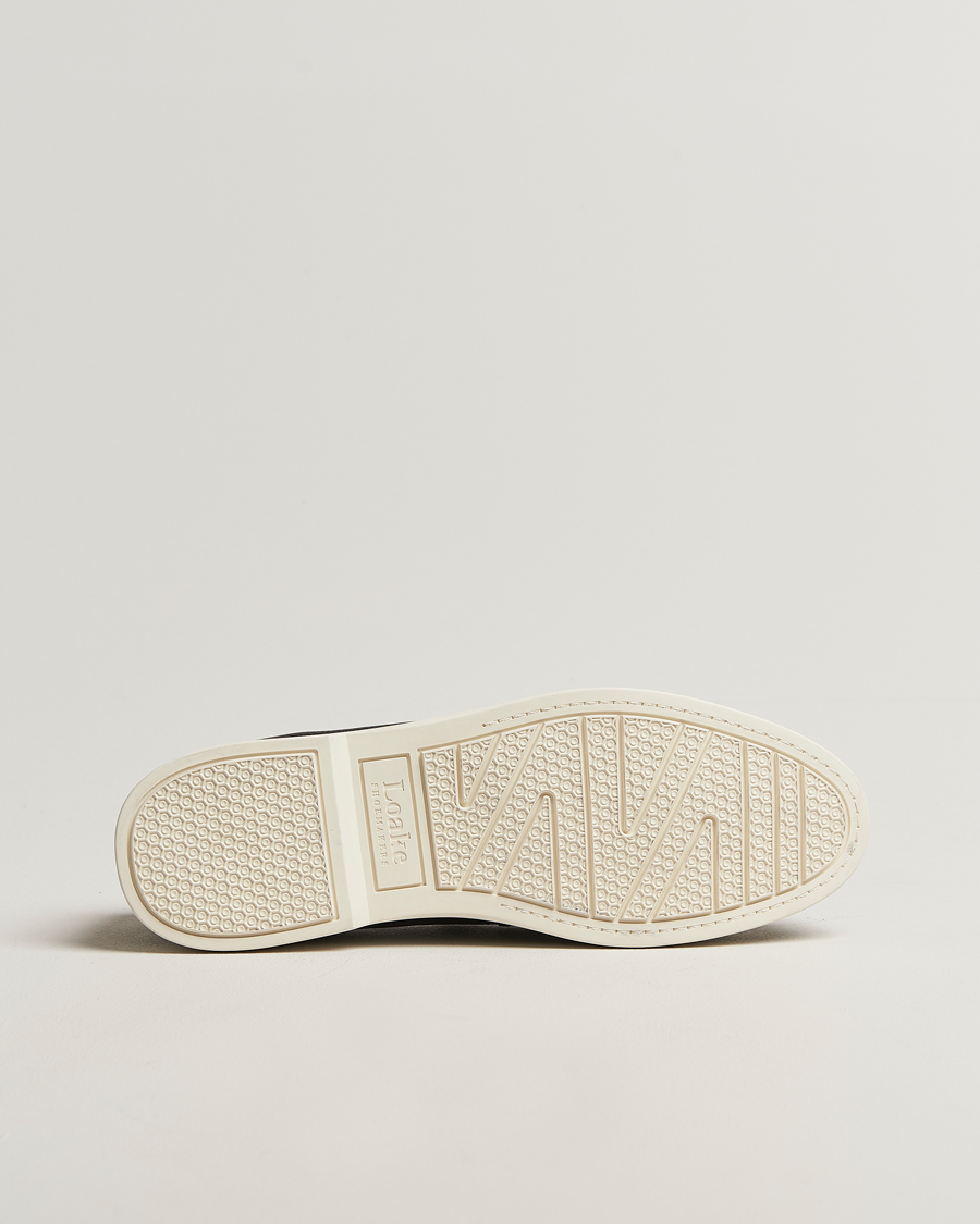 Men | Loafers | Loake 1880 | Tuscany Grained Leather Loafers Black