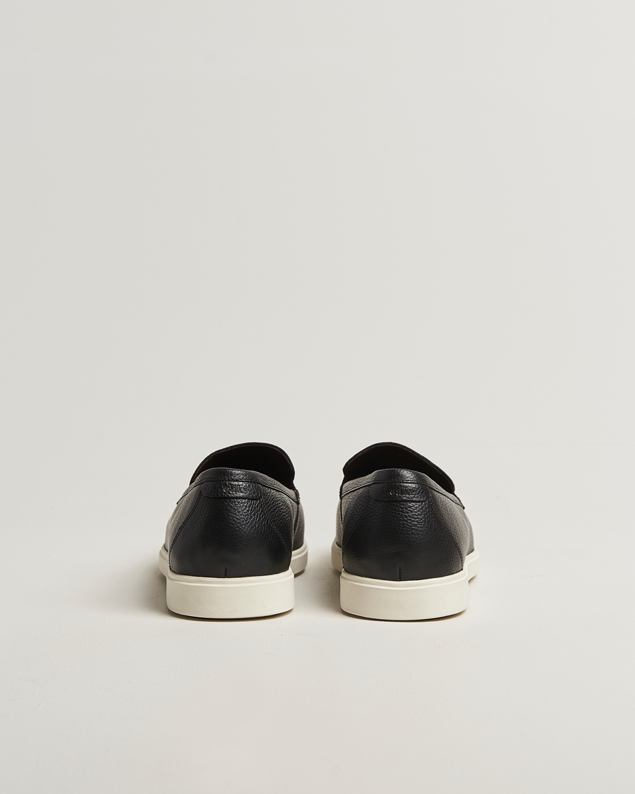 Men | Loafers | Loake 1880 | Tuscany Grained Leather Loafers Black