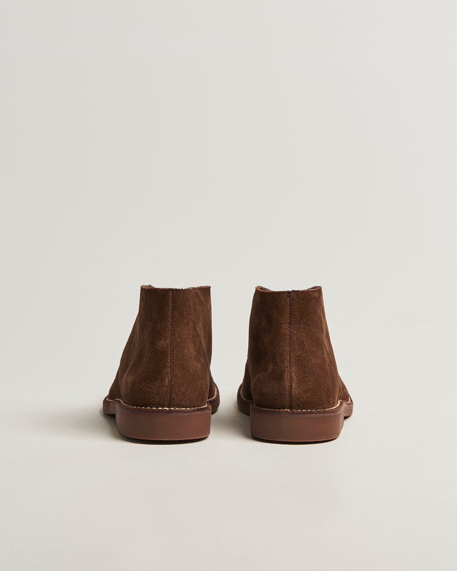Men | Boots | Loake Shoemakers | Sahara Suede Chukka Dark Brown