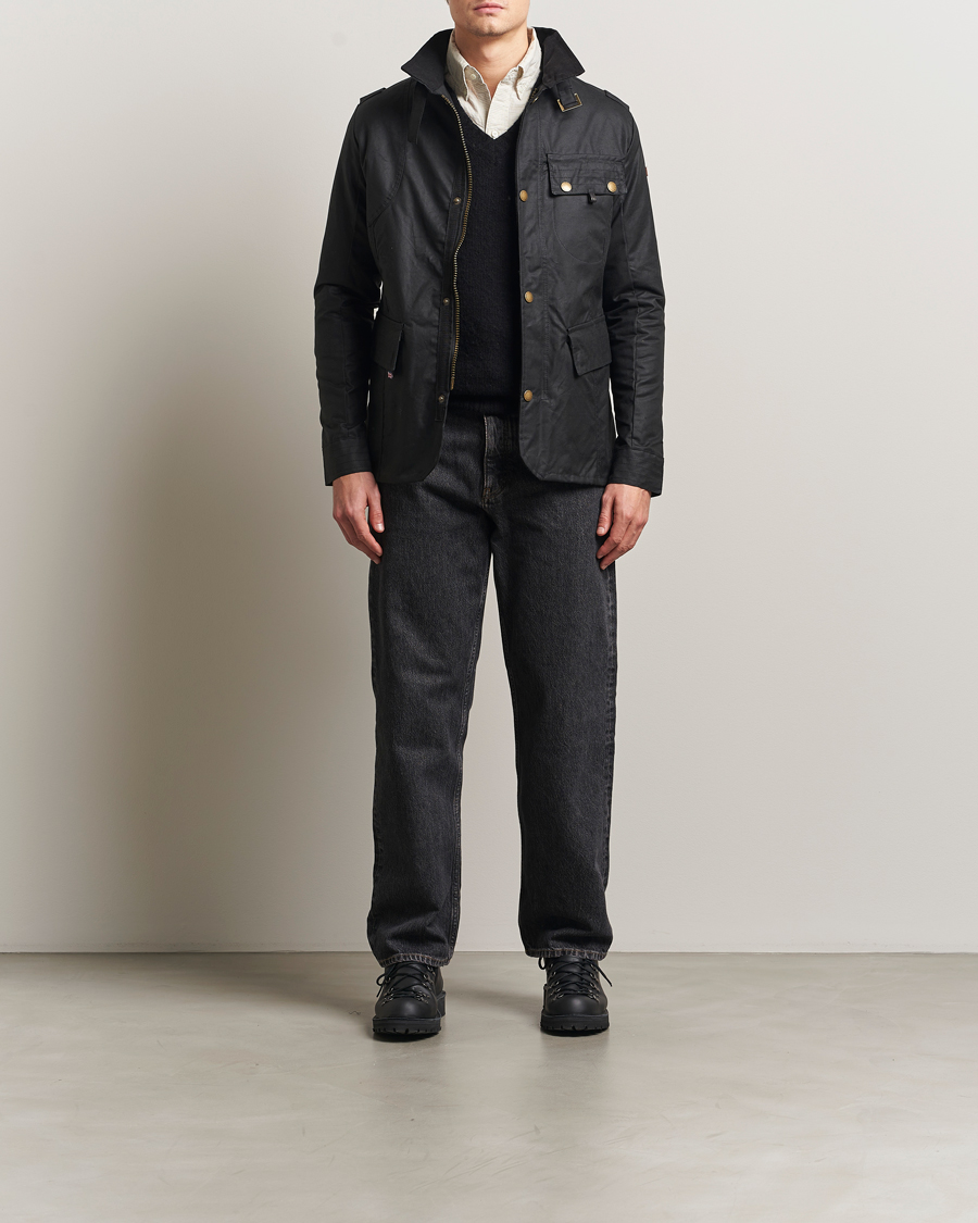 Men | Coats & Jackets | Peregrine | Bexley Wax Jacket Black