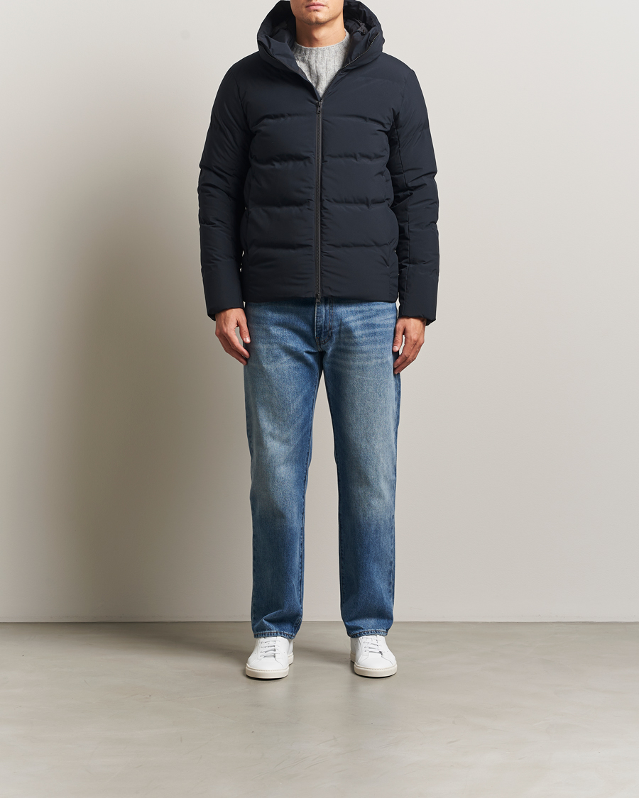 Men | Coats & Jackets | Scandinavian Edition | Torrent II Hooded Puffer Jacket Midnight Blue