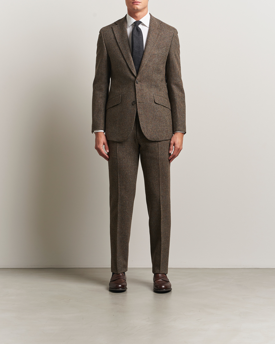 パンツ cornier SHETLAND WOOL MIX TWEED SLACKS cornier SHETLAND WOOL MIX TWEED SLACKS 【公式通販】