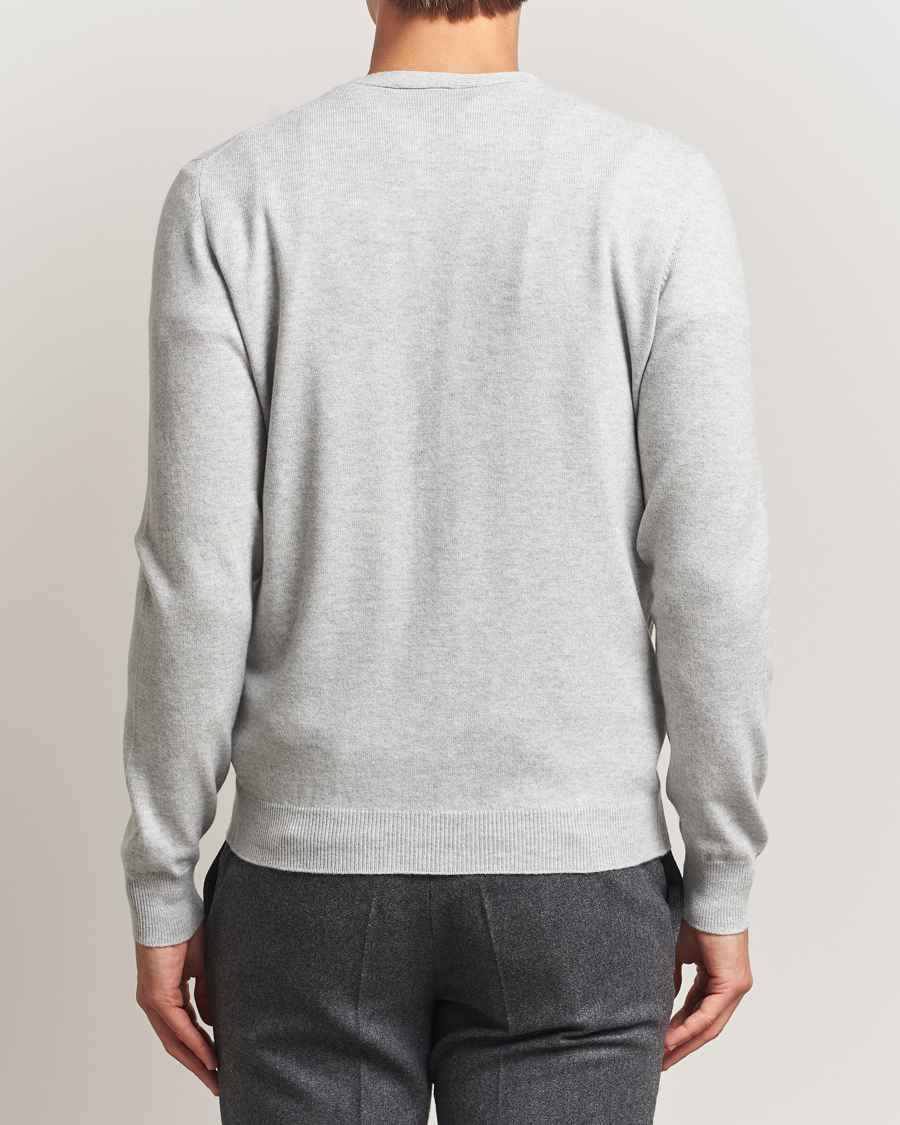 Men | Sweaters & Knitwear | Gran Sasso | Wool/Cashmere Cardigan Light Grey Melange