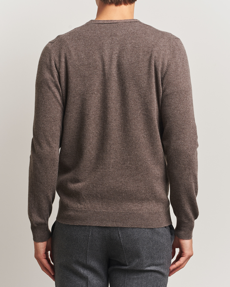 Men | Sweaters & Knitwear | Gran Sasso | Wool/Cashmere Cardigan Brown Melange