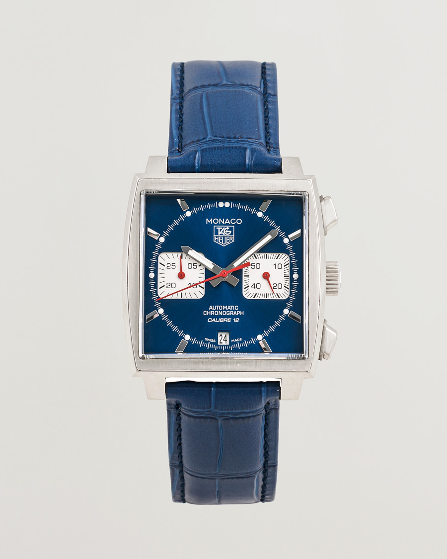 Men | Tag Heuer Pre-Owned Monaco Calibre 12 | Tag Heuer Pre-Owned | Monaco Calibre 12