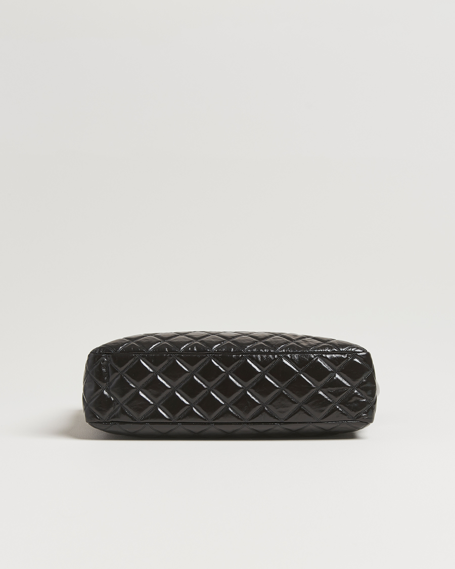 Men | Chanel Pre-Owned Chain Tote Bag Black | Chanel Pre-Owned | Chain Tote Bag Black