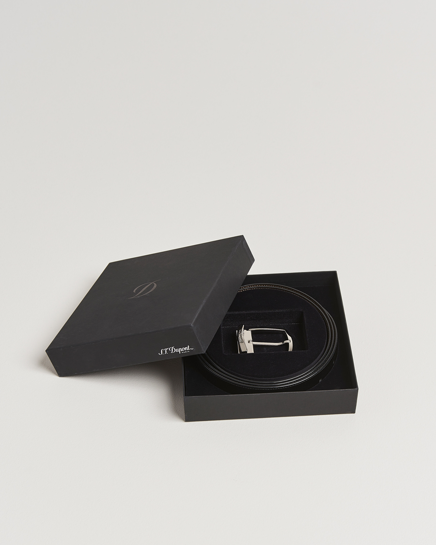 Men | Belts | S.T. Dupont | Reversible Euro Belt 35mm Black/Brown