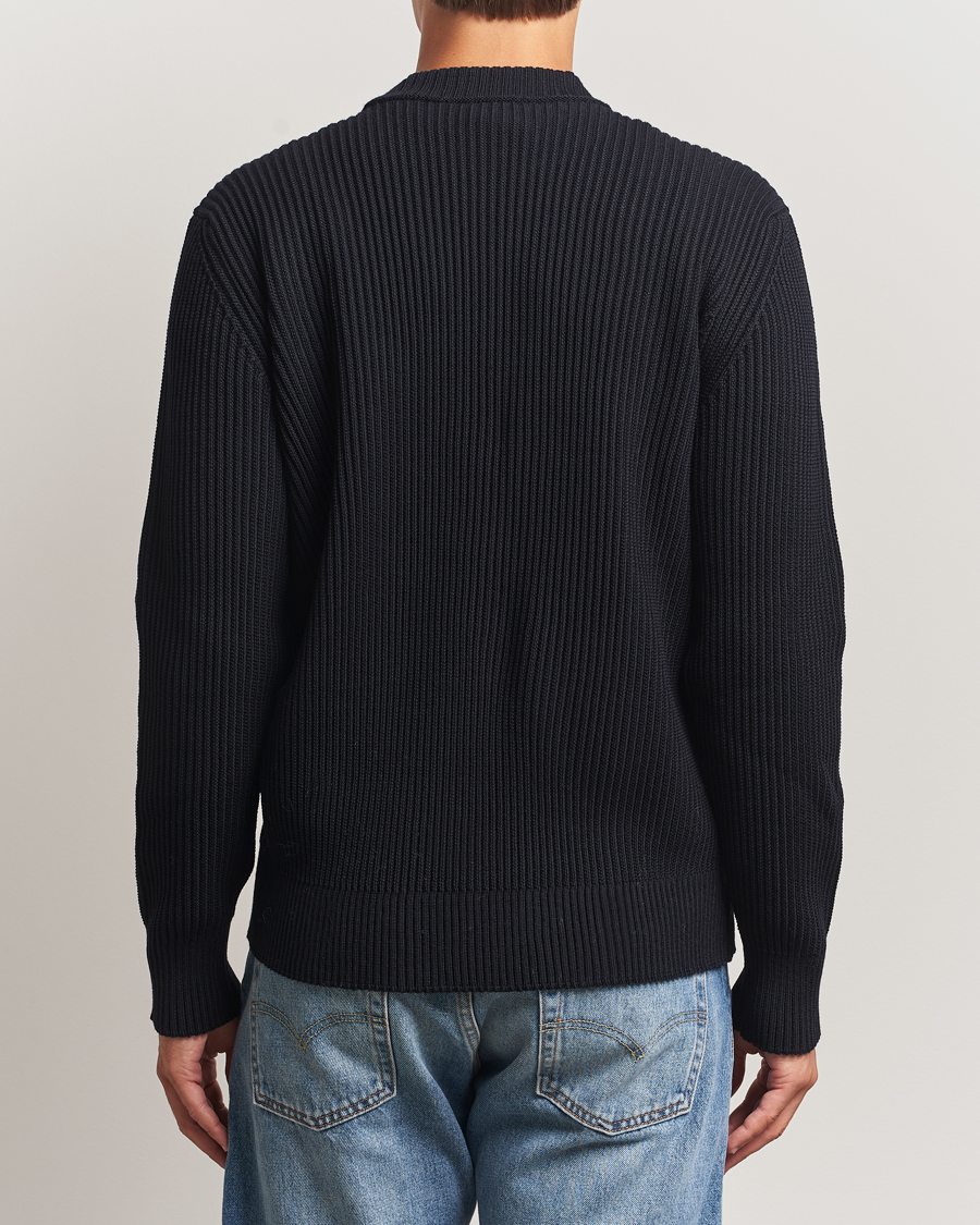 Men | Sweaters & Knitwear | S.N.S. Herning | Fender Wool Crew Neck Navy