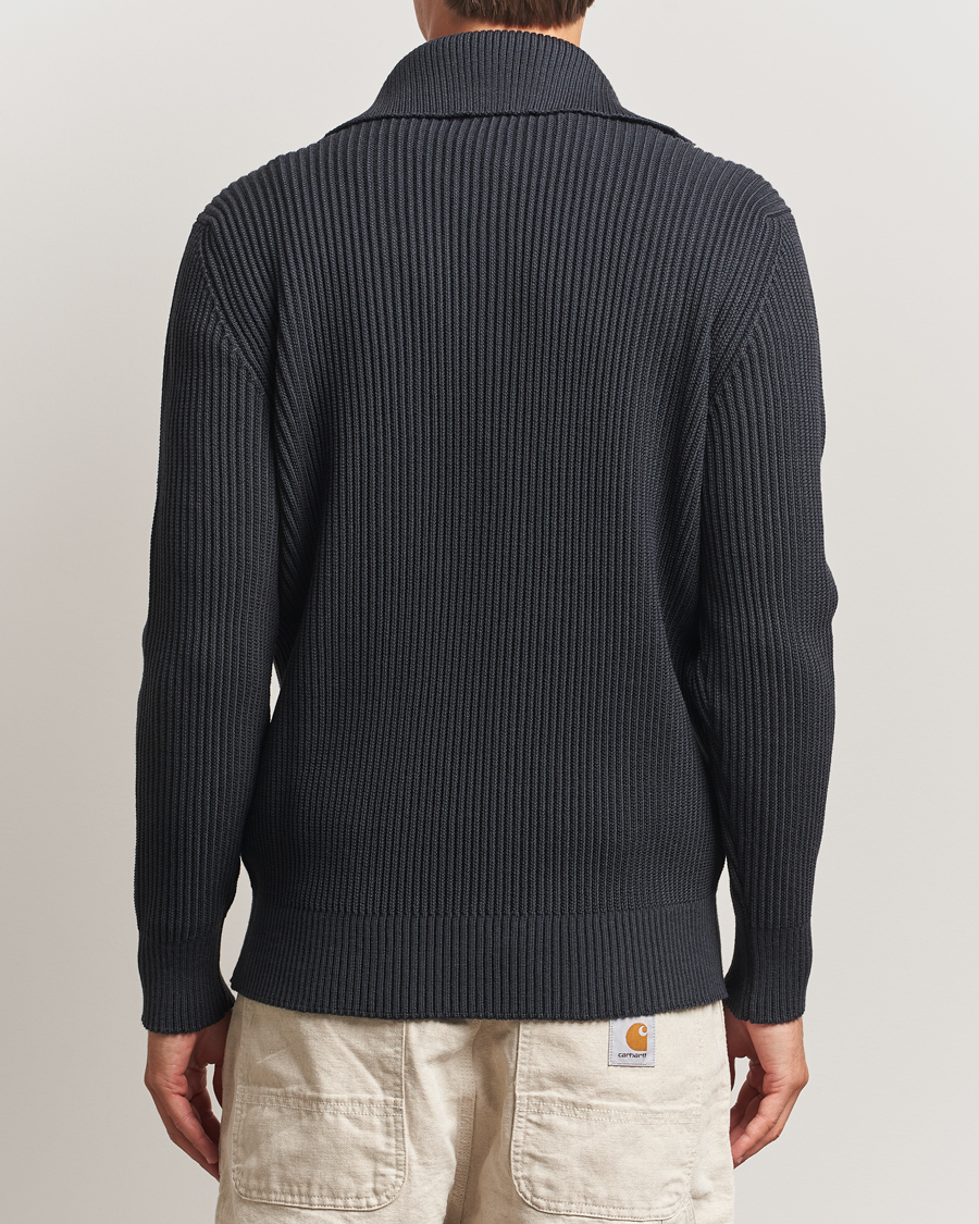 Men | Sweaters & Knitwear | S.N.S. Herning | Fender Wool Half-Zip Molten Grey