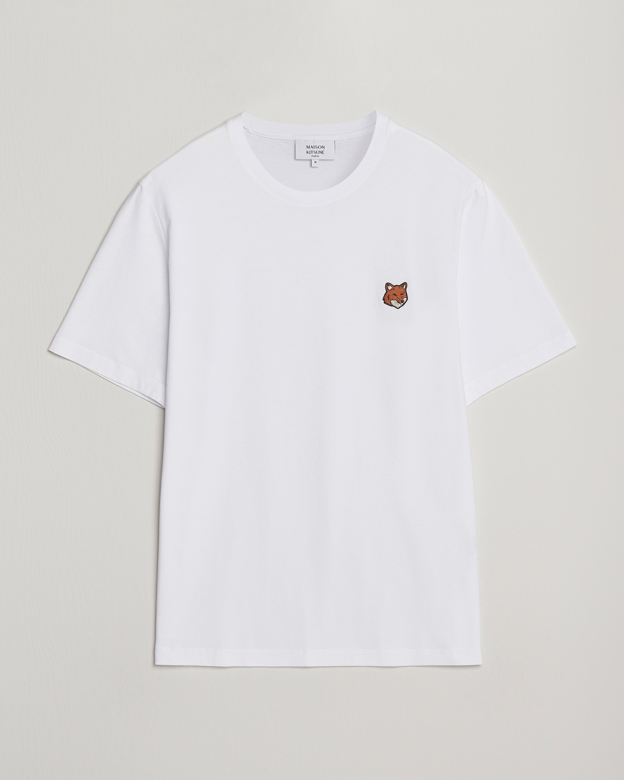 Men | T-Shirts | Maison Kitsuné | Fox Head T-Shirt White