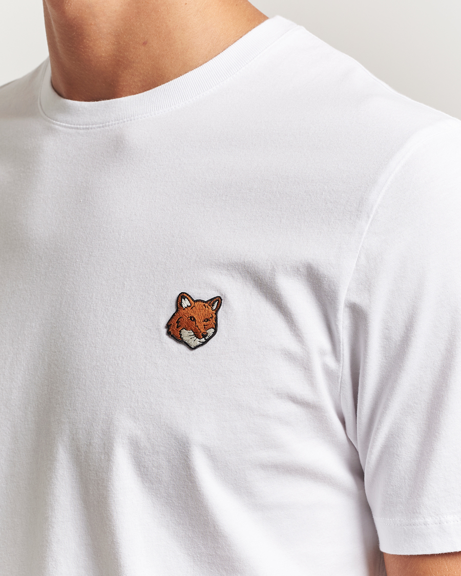 Maison Kitsuné Fox Head T-Shirt White at CareOfCarl.com