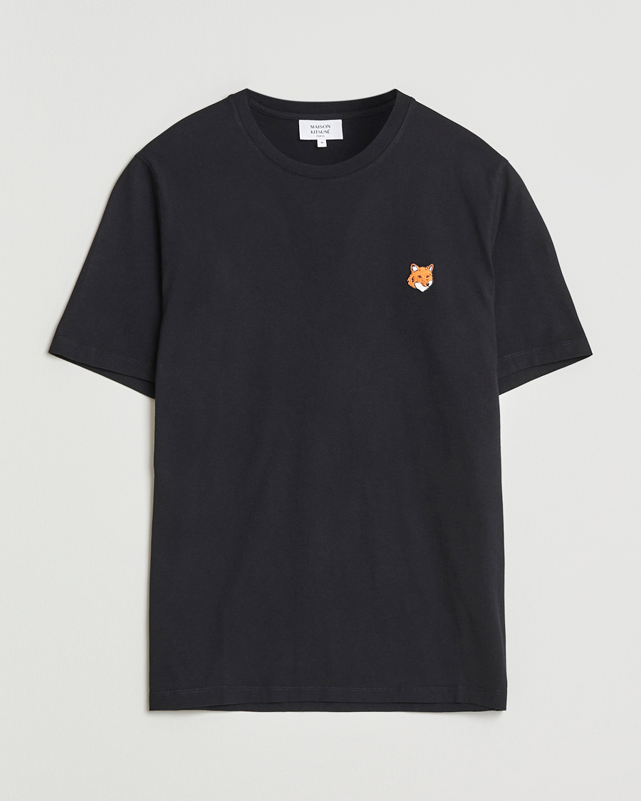 Men | T-Shirts | Maison Kitsuné | Fox Head T-Shirt Black