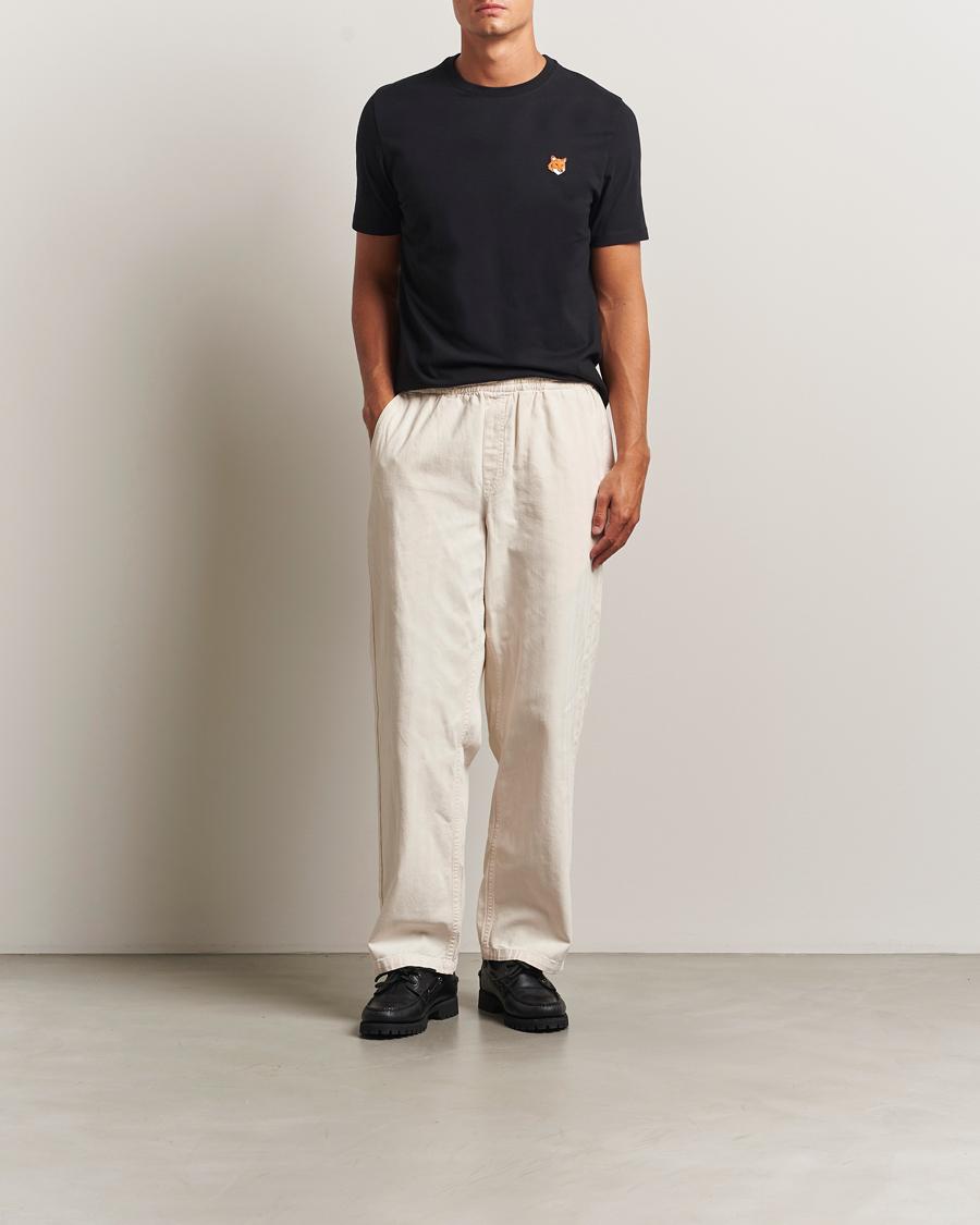 Men | T-Shirts | Maison Kitsuné | Fox Head T-Shirt Black