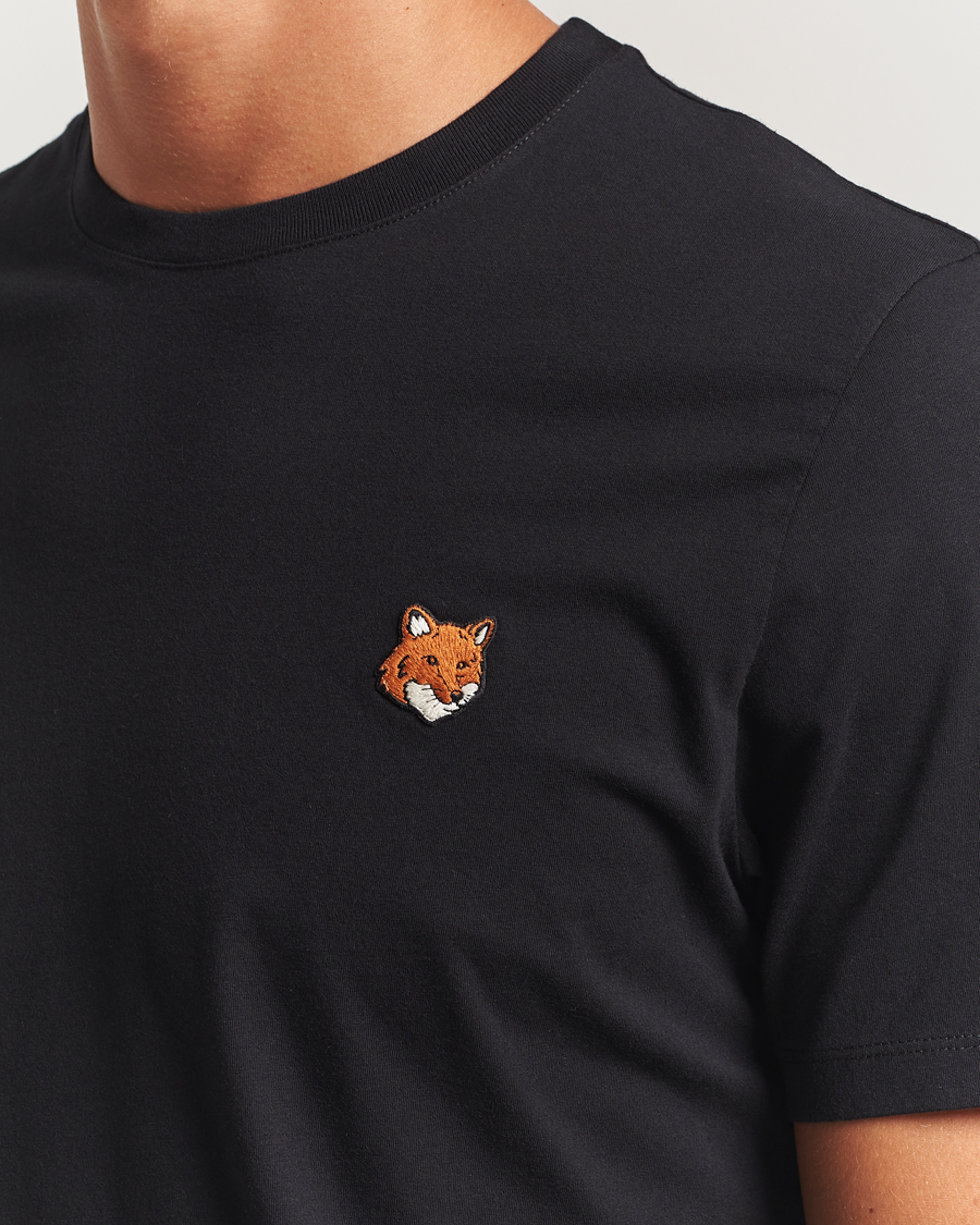 Maison Kitsuné Fox Head T-Shirt Black at CareOfCarl.com