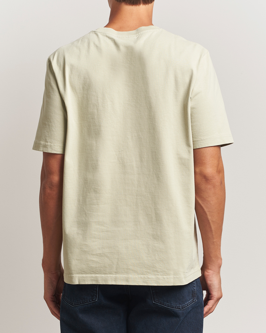 Men | T-Shirts | Maison Kitsuné | Grey Fox Head T-Shirt Stone Beige