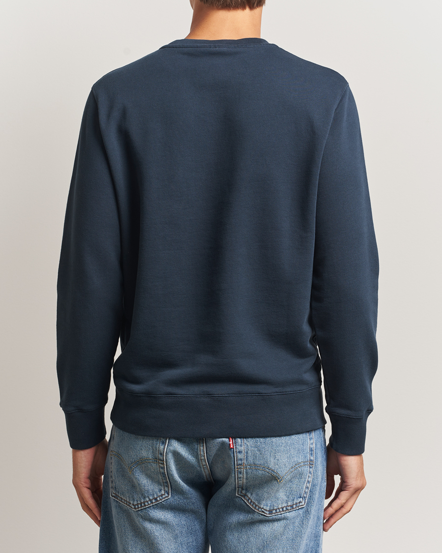 Men | Sweaters & Knitwear | Maison Kitsuné | Fox Head Sweatshirt Classic Navy