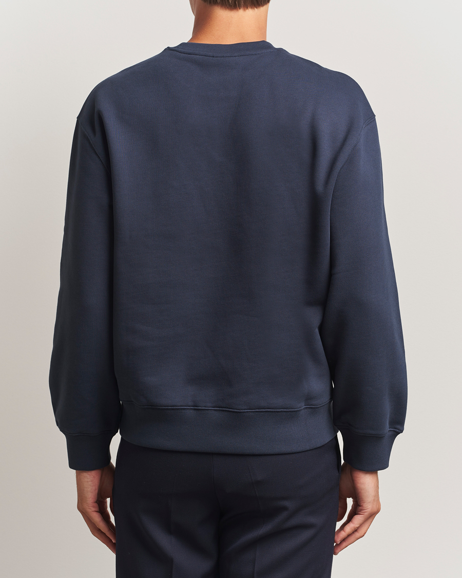 Men | Sweaters & Knitwear | Maison Kitsuné | Grey Fox Head Sweatshirt Classic Navy