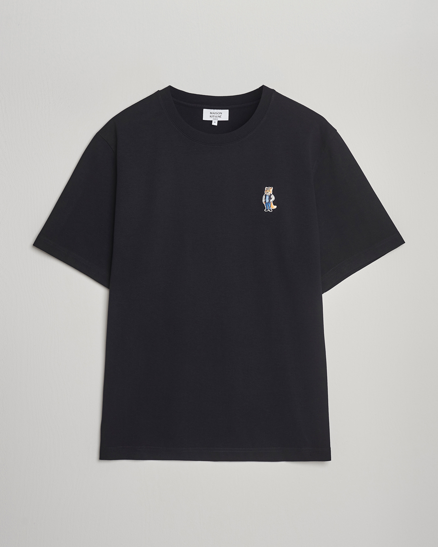 Men | T-Shirts | Maison Kitsuné | Dressed Fox T-Shirt Black