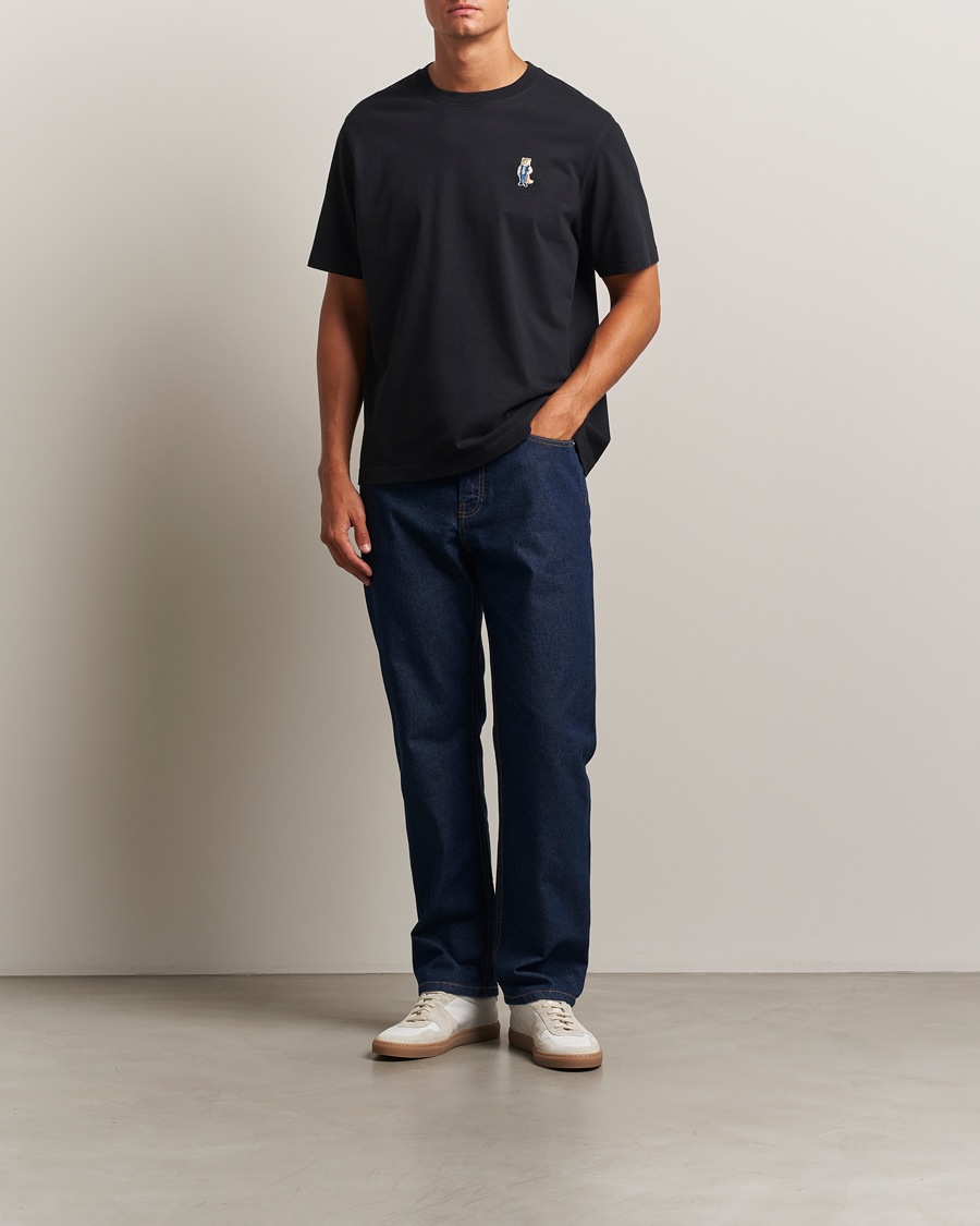 Men | T-Shirts | Maison Kitsuné | Dressed Fox T-Shirt Black