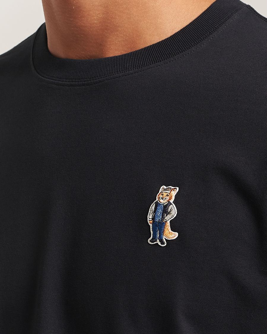 Men | T-Shirts | Maison Kitsuné | Dressed Fox T-Shirt Black