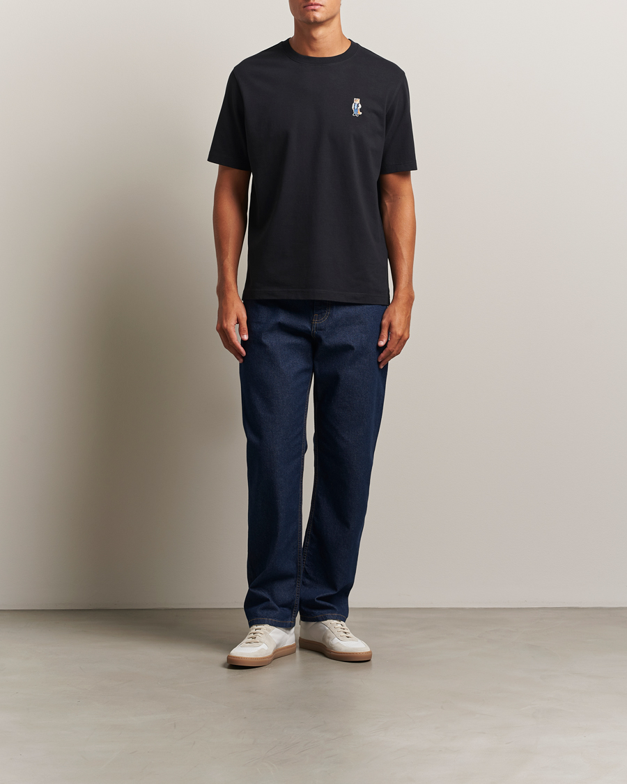 Men | Jeans | Maison Kitsuné | Straight Fit Japanese Denim Jeans Indigo