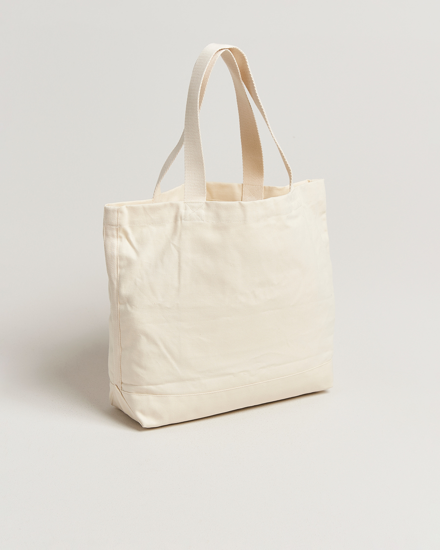 Men | Maison Kitsuné Dressed Fox Tote Bag Ecru | Maison Kitsuné | Dressed Fox Tote Bag Ecru