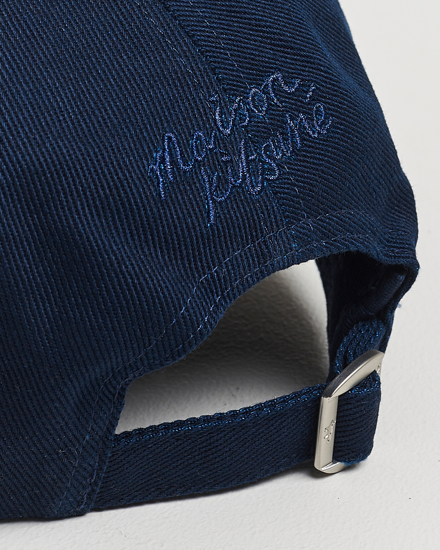 Men | Hats & Caps | Maison Kitsuné | Tonal Fox Head Cap Classic Navy