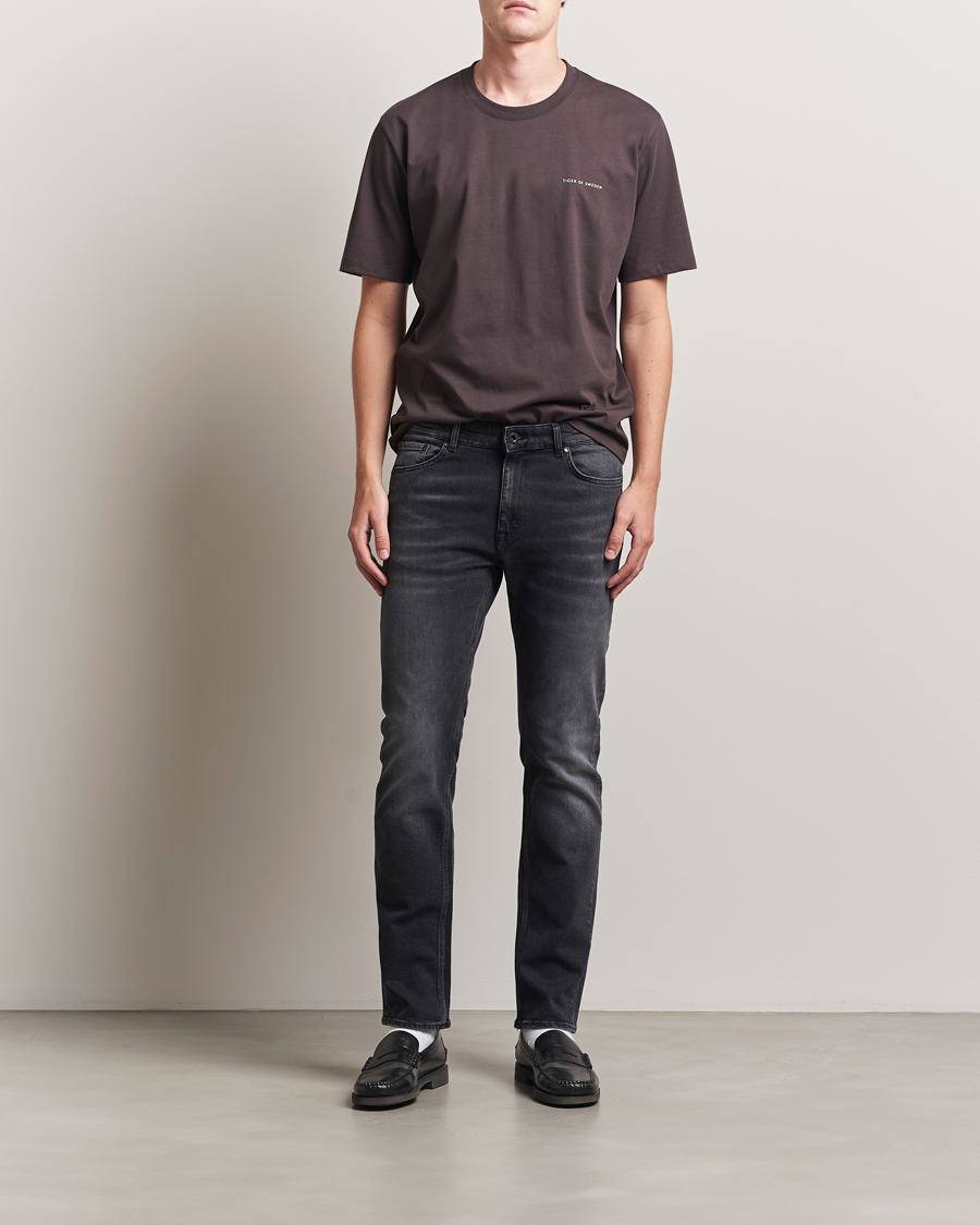 Men | Trousers | Tiger of Sweden | Des Jeans Washed Black