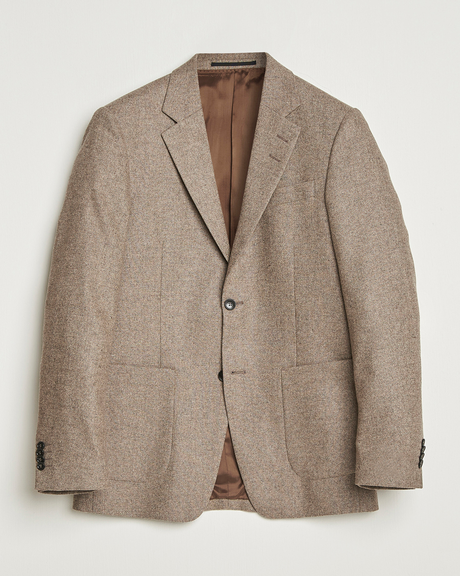 Men | Blazers | Tiger of Sweden | Justin Brushed Wool Blazer Burlywood