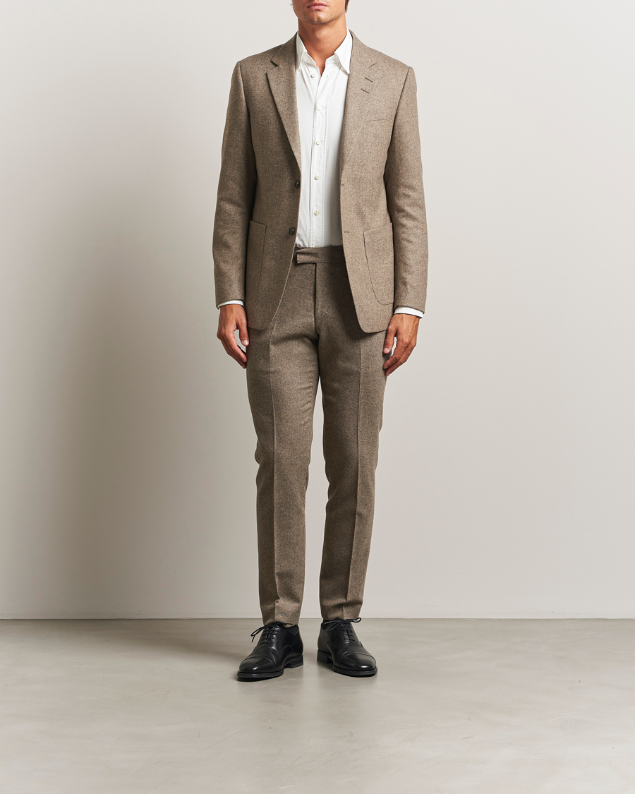 Men | Blazers | Tiger of Sweden | Justin Brushed Wool Blazer Burlywood
