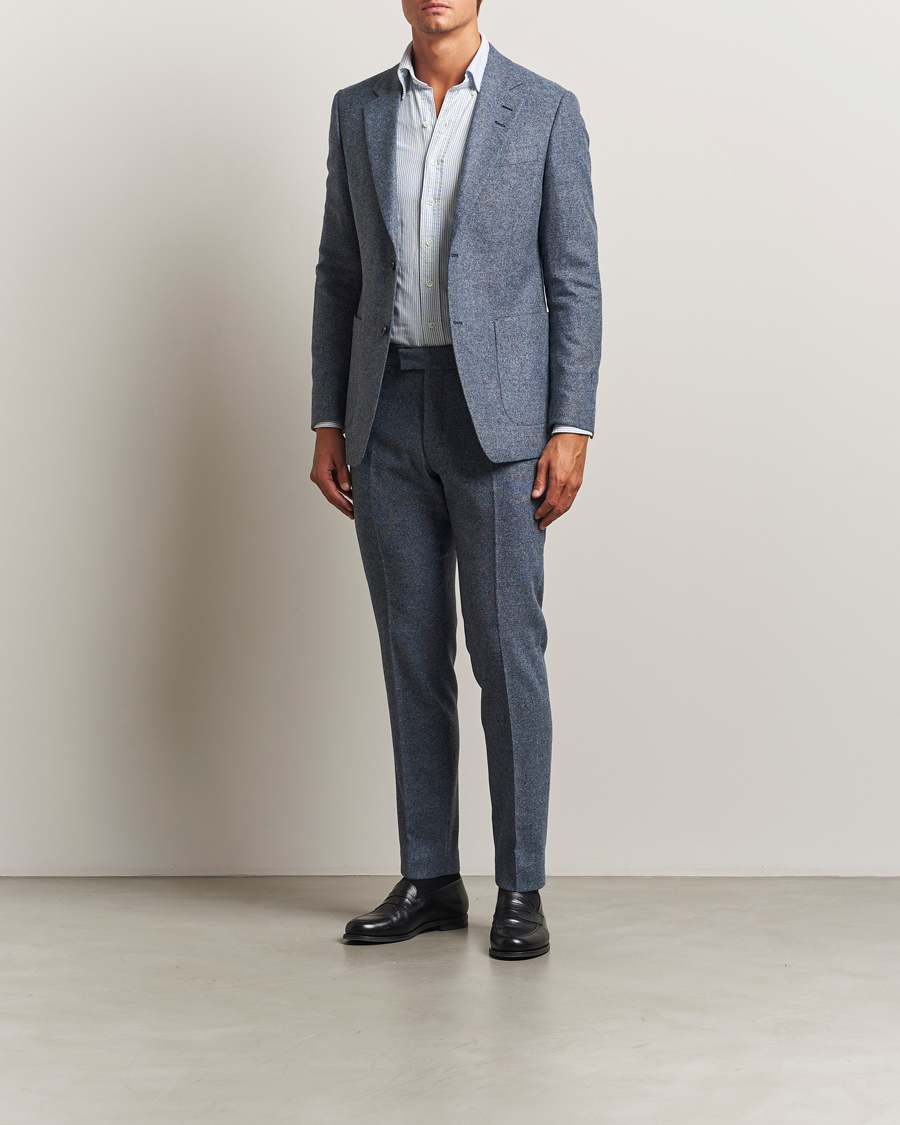Men | Trousers | Tiger of Sweden | Tenuta Brushed Wool Trousers Space View