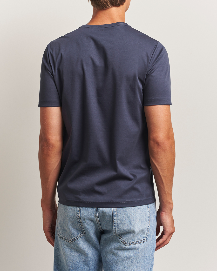 Men | T-Shirts | Tiger of Sweden | Olaf Mercerized Cotton T-Shirt Light Ink