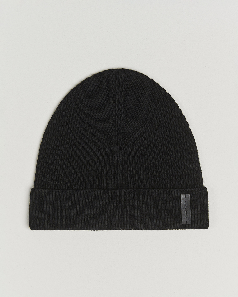 Men | Beanies | Tiger of Sweden | Caldu Wool Beanie Black
