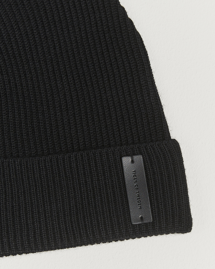Men | Beanies | Tiger of Sweden | Caldu Wool Beanie Black