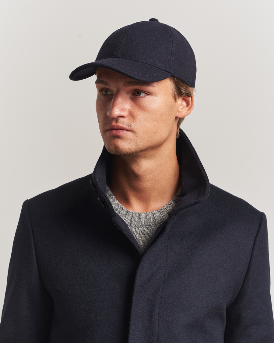 Men | Tiger of Sweden Hent Wool/Cashmere Cap Light Ink | Tiger of Sweden | Hent Wool/Cashmere Cap Light Ink