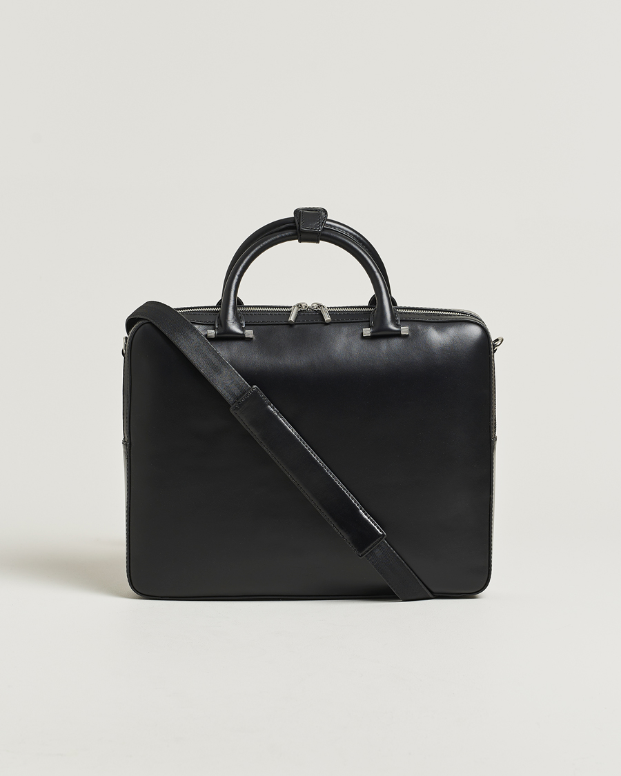 Men | Bags | Tiger of Sweden | Valise Smooth Leather Briefcase Black