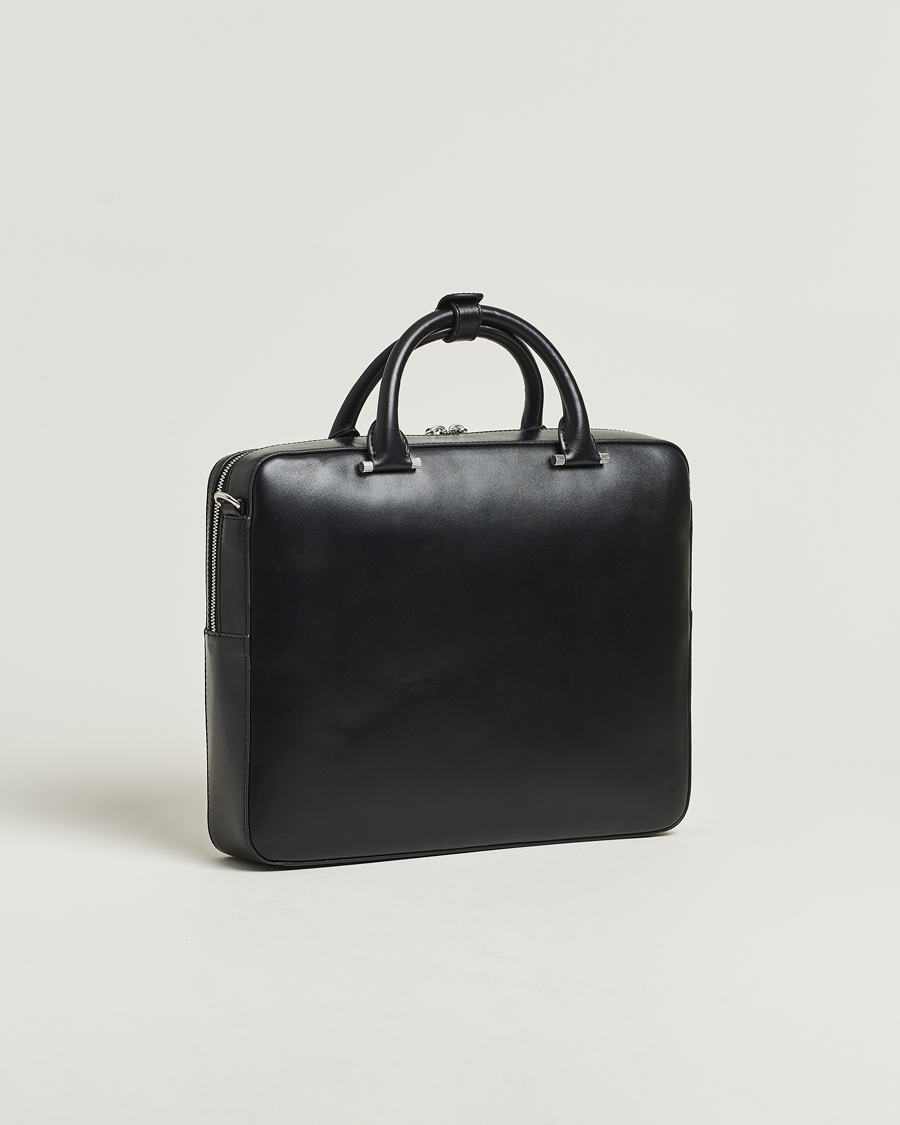 Men | Bags | Tiger of Sweden | Valise Smooth Leather Briefcase Black