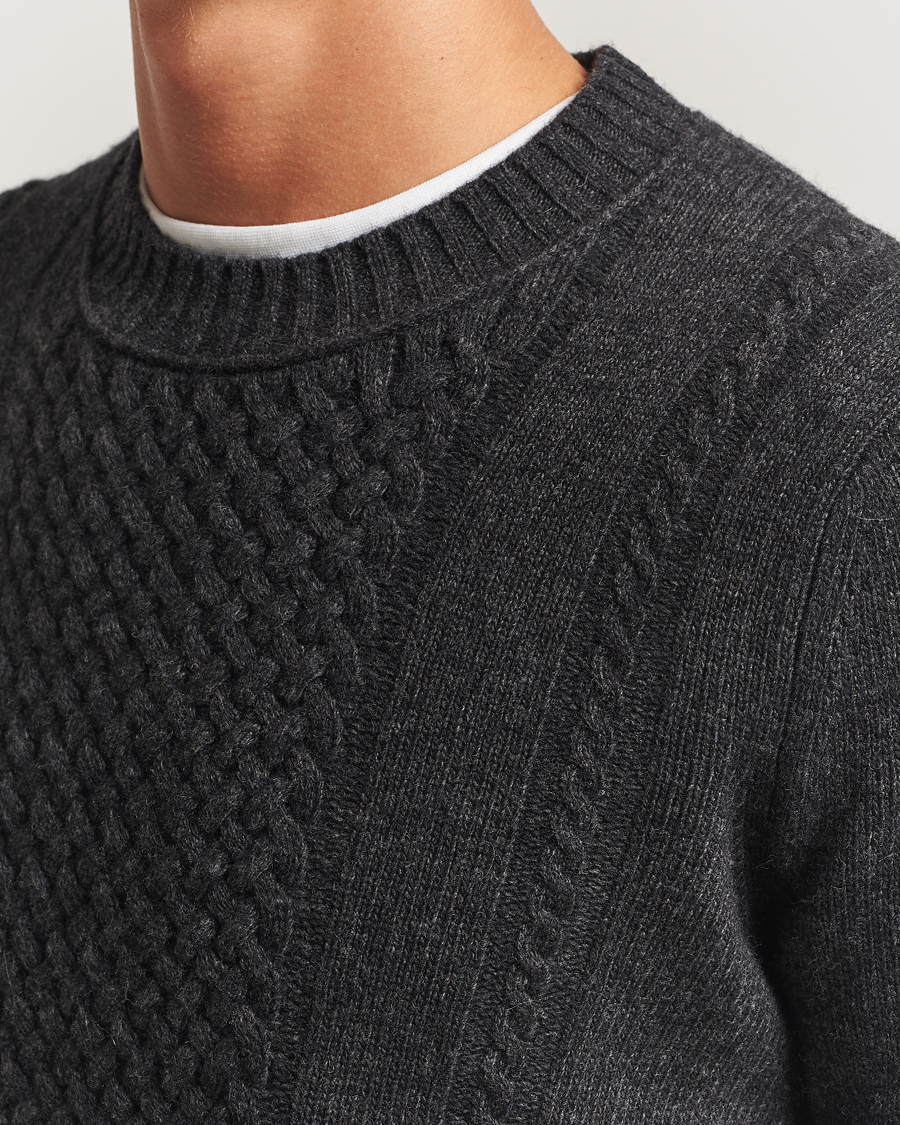 Men | Sweaters & Knitwear | Tiger of Sweden | Harry Wool Knitted Sweater Phantom
