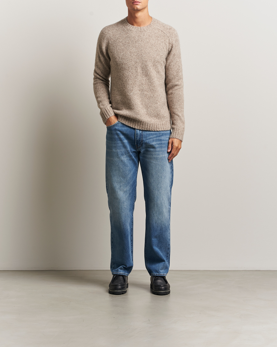Men | Sweaters & Knitwear | Tiger of Sweden | Adryan Yak/Alpaca Knitted Sweater Stone