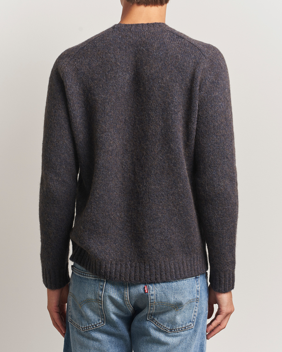 Men | Sweaters & Knitwear | Tiger of Sweden | Adryan Yak/Alpaca Knitted Sweater Blue Function