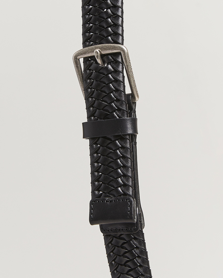 Men | Belts | Tiger of Sweden | Braidant Braided Belt Black